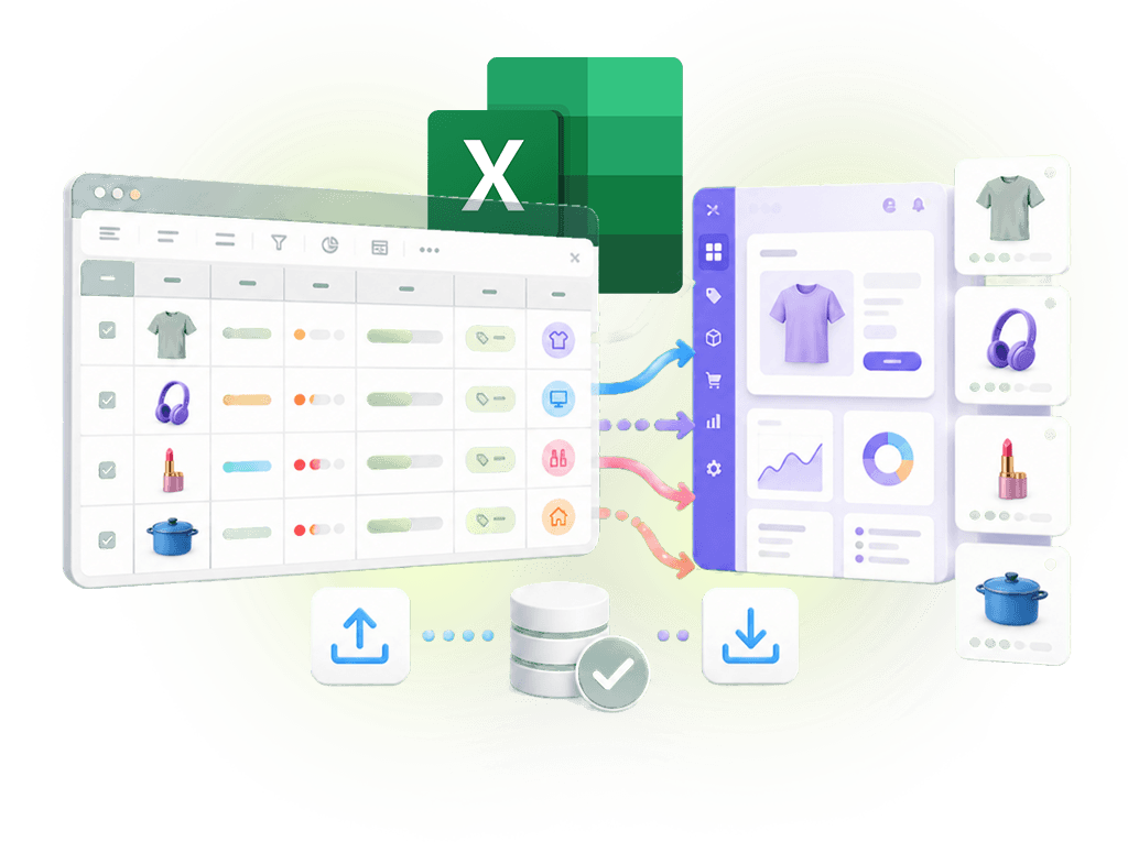 Excel ile Toplu Ürün / Veri Yönetimi